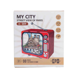 My City Street View Of Paris Puzzle 98 Pcs